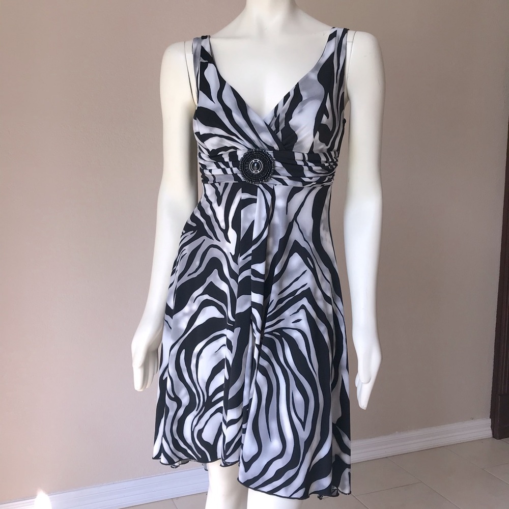 ENFOCUS Petite Women’s Printed Summer Dress 8P
